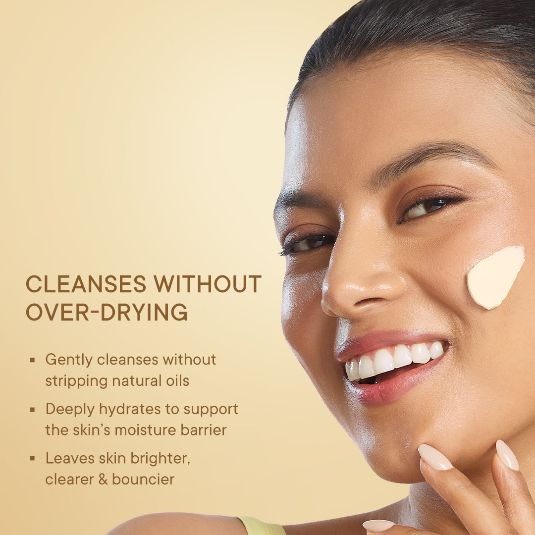 Set of 2 Rice Water Hydrating Cream Face Wash