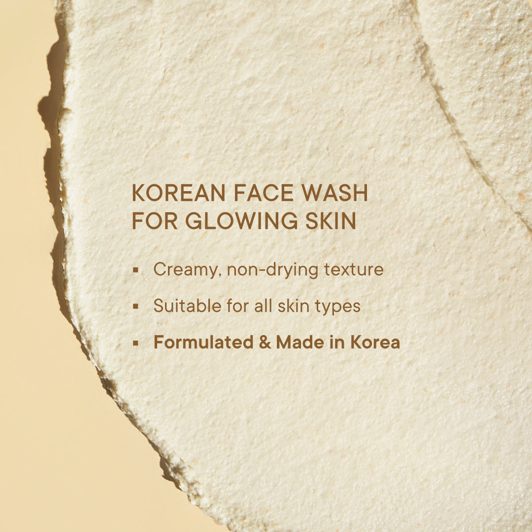 Set of 3 Rice Water Hydrating Cream Face Wash