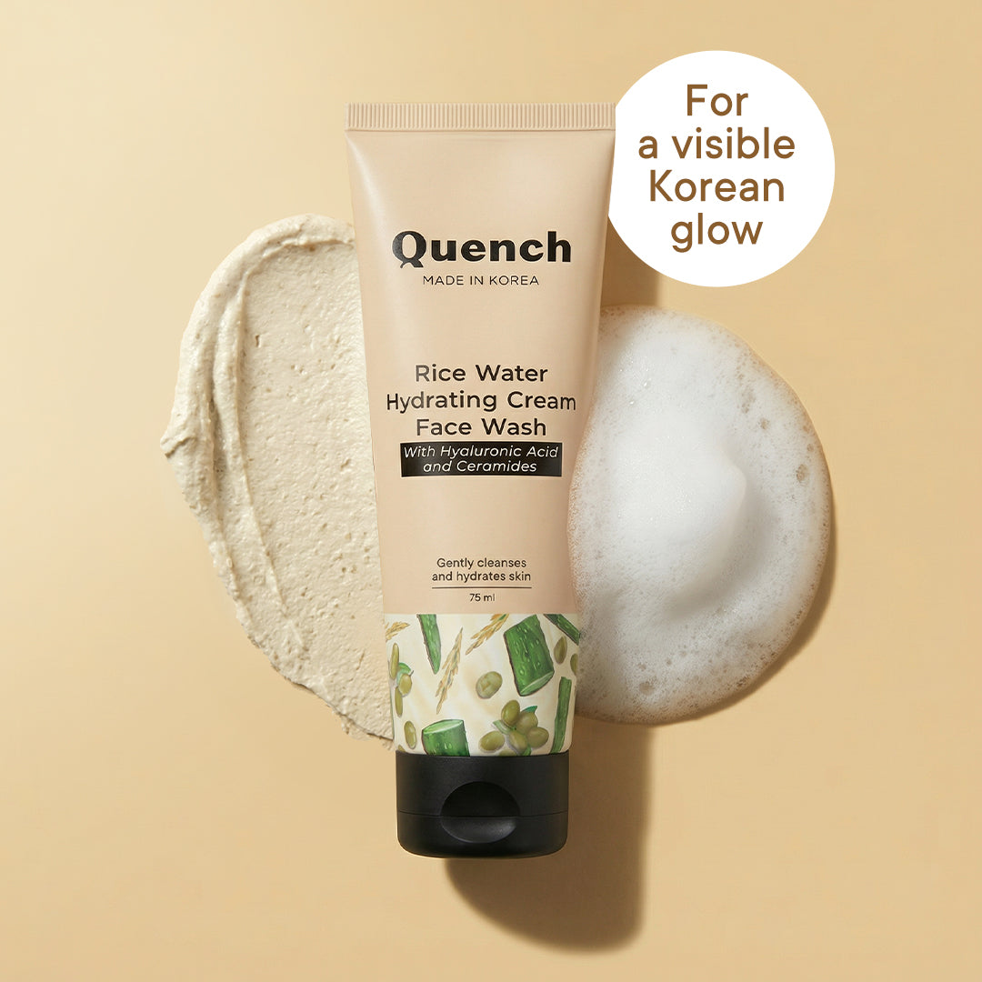 Set of 2 Rice Water Hydrating Cream Face Wash