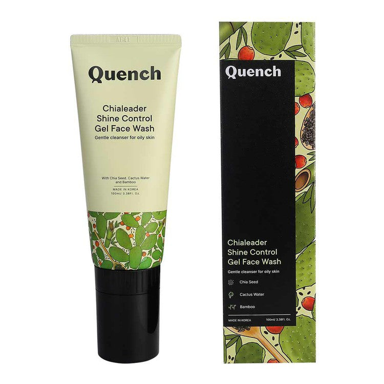 Shine Control Gel Face Wash With Built-in Brush for Deep Cleansing - 100 ML - TEST DEV-X