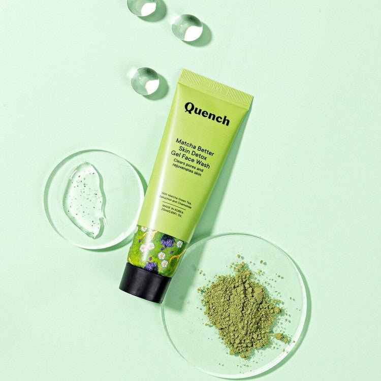 Skin Detox Gel Face Wash with Matcha Green Tea Anti-Oxidants Mini - Pack of 2