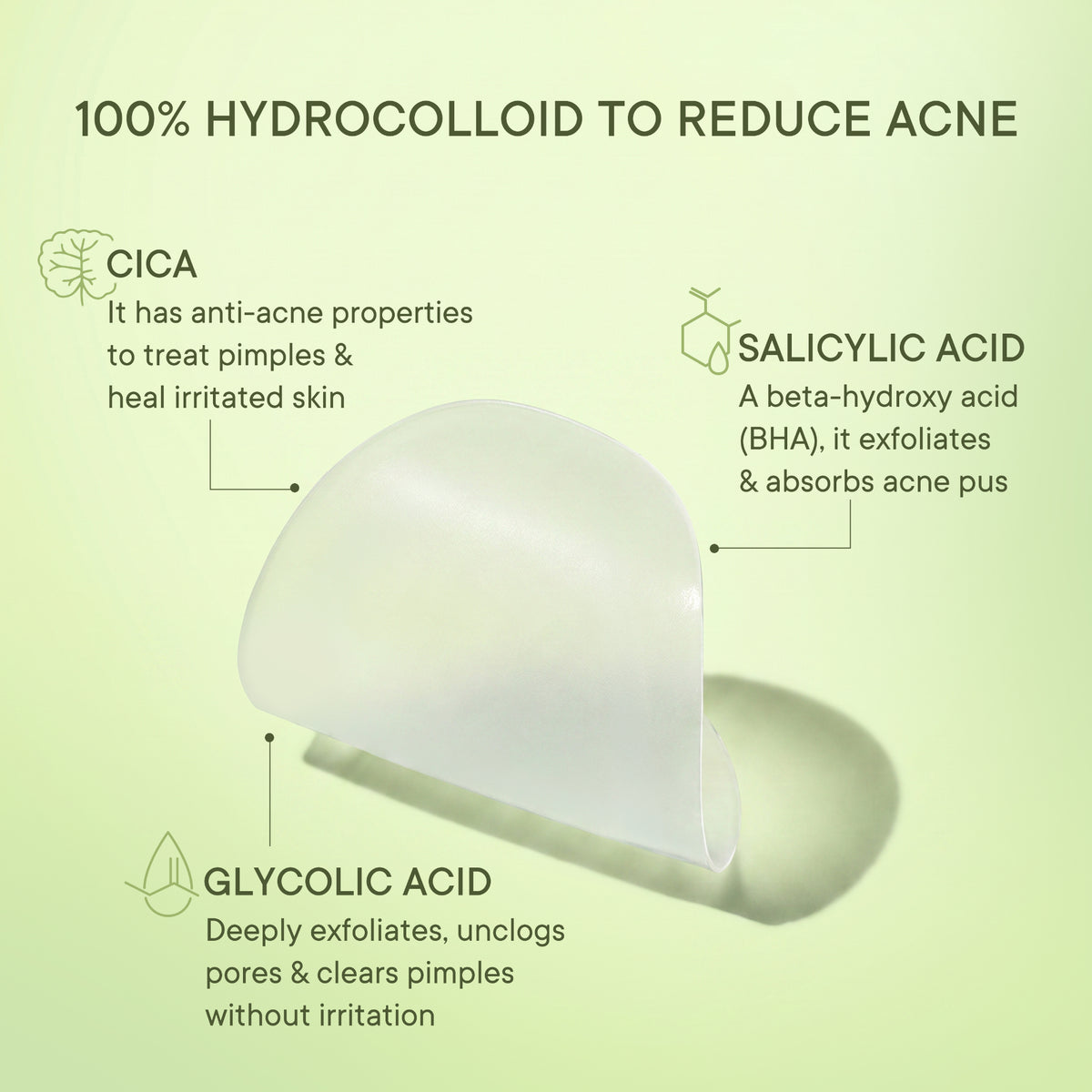 Zit Away Acne Treatment Patches with Cica Herb Repair - 24 PATCHES