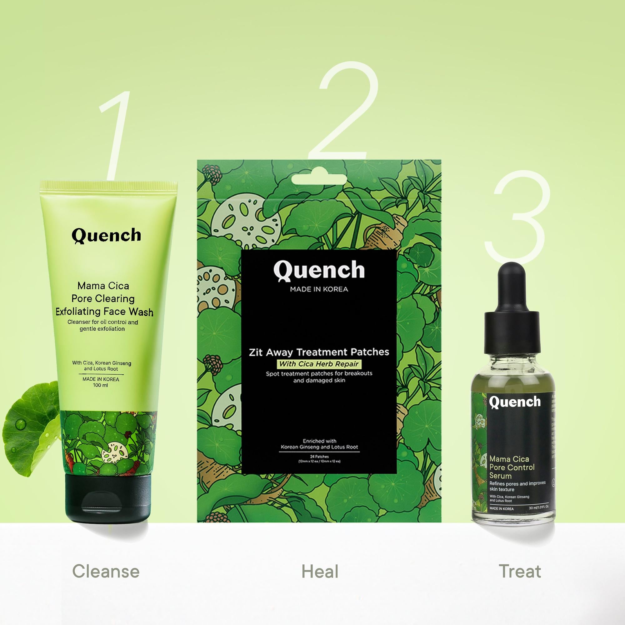 Zit Away Treatment Patches with Cica Herb Repair - 24 PATCHES
